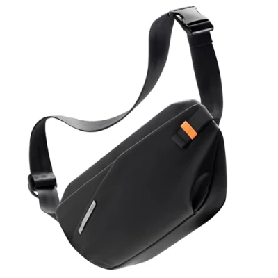 Image of Inateck Sling Bag, Lightweight Crossbody Bag with Quick Adjust Strap, Splash Resistant Shoulder for Men and Women, Multipurpose Backpack Travel, Cycling, Work, Sports, Hiking, Black