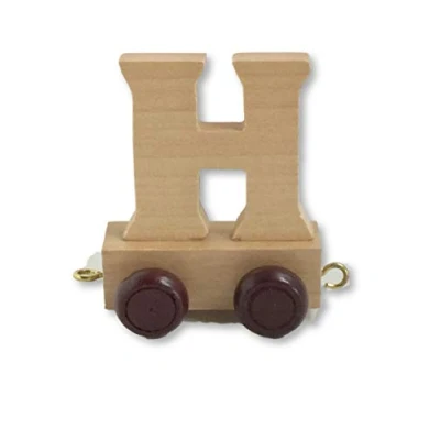 Image of Childrens Personalised Wooden Alphabet Letter Train A Z Name Set All Letters Available (Letter H)