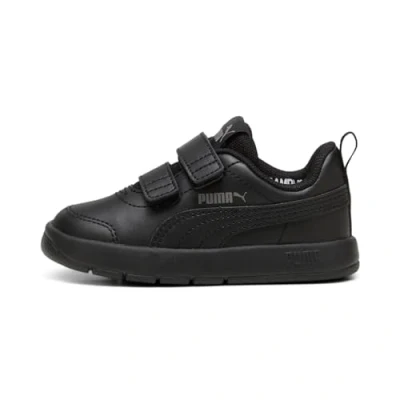 Image of PUMA Boy&#039;s Unisex Kids COURTFLEX V3 V INF Sneaker, Black CAST Iron, 7 UK Child