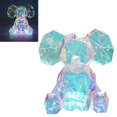 Image of Lesser &amp; Pavey Starlightz LED Fun Colour Changing Night Light with USB Wire Interactive Elephant
