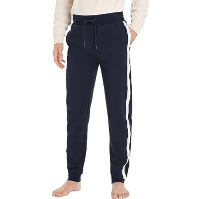 Image of Tommy Hilfiger Men&#039;s HWK Track Pant Um0um03013 Knit Pants, Blue (Desert Sky), S