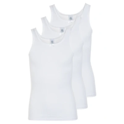 Image of Sanetta 3 PACK Undershirt for kids, Size: 7 8y, White