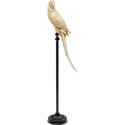 Image of Kare Design Deco Figurine Parrot, Gold, Animal Accessories, Figures, Gift Idea, Room Decor, Home Decor for Hallway, Living Room, Bedroom, 116x23x25 cm (H/W/D)