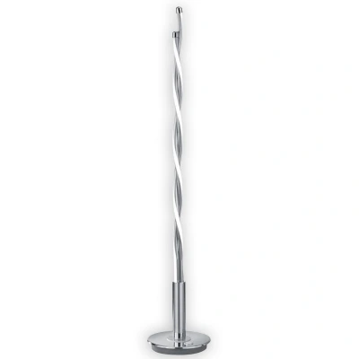 Image of Twist Dimmable Integrated LED Table Lamp Chrome 3000K Touch sensor
