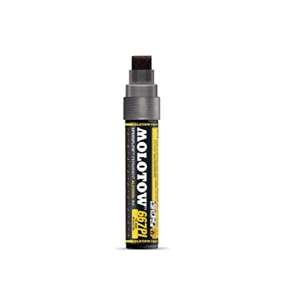 Image of Molotow : Masterpiece 667PI Speedflow Marker 15mm Signal Black