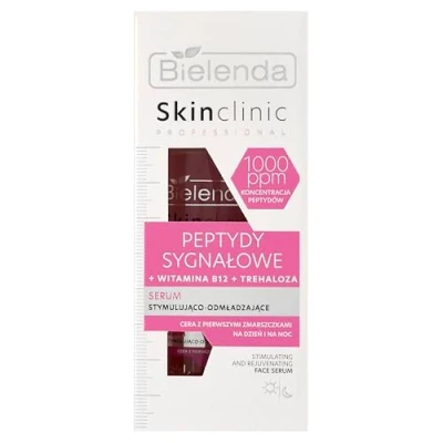 Image of Bielenda Skin Clinic Professional Peptydy Sygnałowe Serum Stymulująco Odmładzające dla Skóry z Pierwszymi Zmarszczkami 30ml