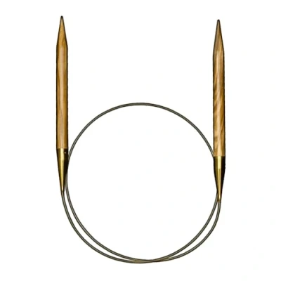 Image of Addi Nature circular needle olive wood 80cm 6.00mm 1pc