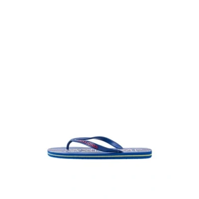 Image of JACK &amp; JONES Men&#039;s Jfwlogo 2.0 Flip Flop, Nautical Blue, 6/7 UK