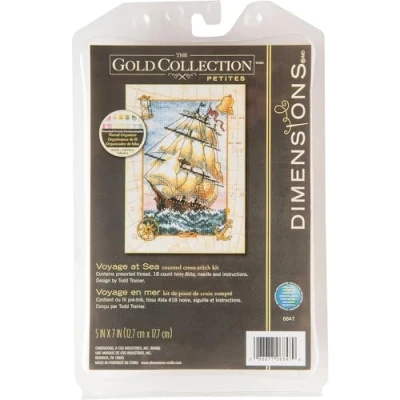 Image of Dimensions Voyage at SEA, Cotton, Gold