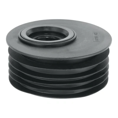 Image of McAlpine DC2BL OS Offset Drain Reducer Connector, Black
