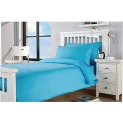 Image of Mitre Essentials Spectrum Duvet Cover Open Turquoise Super King