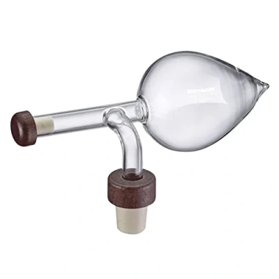 Image of Westmark Gourmet 99093380 150ml Measuring and Decanting Glass/Plastic/Wood Transparent/Brown