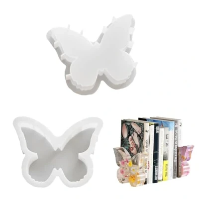 Image of JS MOLD Large Epoxy Resin Moulds Butterfly Silicone Mould DIY Craft Casting Preservation Flowers Bookend Ornaments