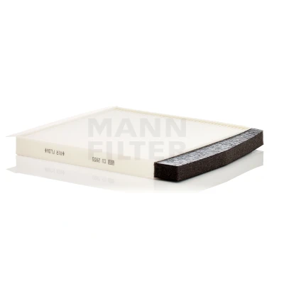 Image of 30630752, 30630754, 30676413, 9171756, 9204626 Pollen Filter MANN CU 2855 Particulate 277mm 247mm 25mm VOLVO: XC90 I, V70 2, S60 I