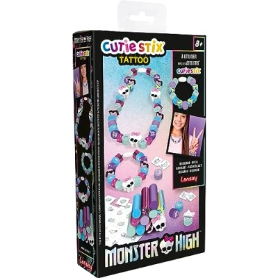 Image of Lansay 33113 Monster High Cutie Stix Refill Tattoo Children&#039;s Craft Set for Jewellery, Small