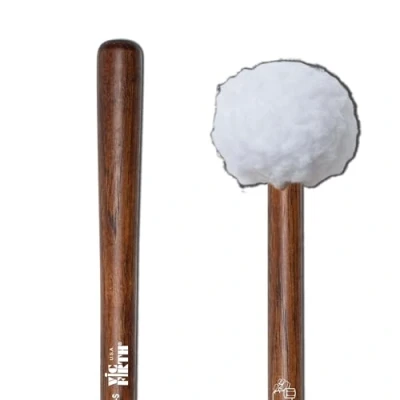Image of Vic FIrth Corpsmaster® Series Bass Drum Mallet MB2S Medium Head Soft