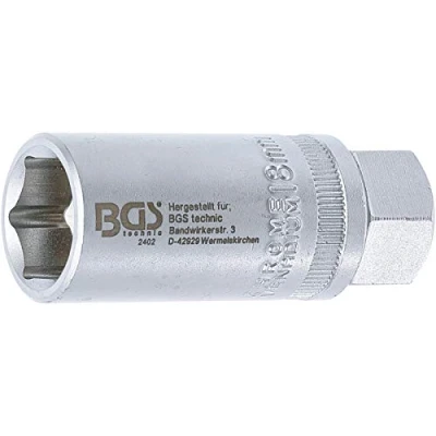 Image of BGS 2402 Spark Plug Socket, Hexagon 12.5 mm (1/2&quot;) Drive 18