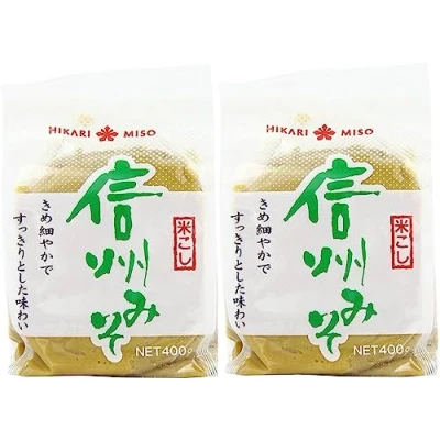 Image of Hikari Medium Sweet White Miso Paste 400g (Medium Sweet, 2 Pack)