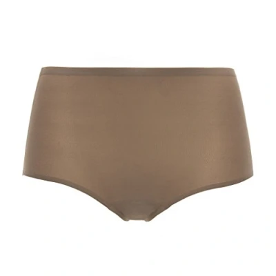 Image of Chantelle Women&#039;s, SOFTSTRETCH, High Waist Brief, Women&#039;s invisible lingerie, Brown (Cappuccino Ol), One Size