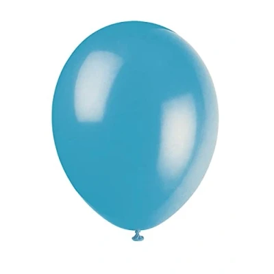 Image of Turquoise Premium Latex Balloons (30cm) Pack of 10 Party Decorations for Celebrations and Events