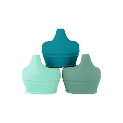 Image of Boon SNUG Spout Sippy Lids, Assorted Colors (Pack of 3)