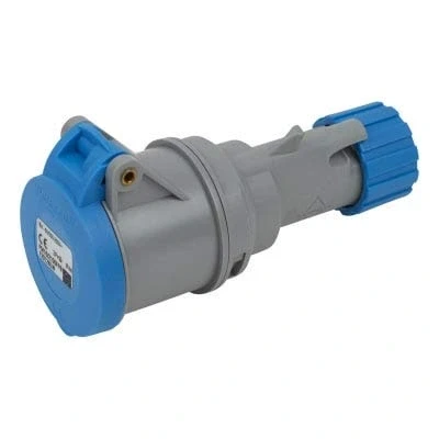 Image of LEWDEN QUALITY 240 v 16 AMP BLUE FEMALE SOCKET