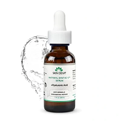 Image of SKIN DEVA Matrixyl Synthe &#039;6 serum with Hyaluronic Acid Anti Aging the breakthrough synthe’6 1 oz