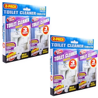 Image of 12Pc Super Strong Toilet Bowl &amp; Cistern Cleaner Germ Killing Fast Acting Limescale Remover