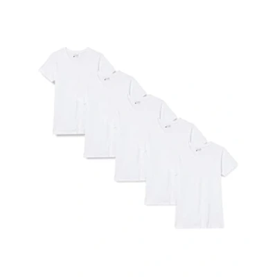 Image of Berydale Multipack of 5: Women&#039;s T Shirt with V Neck in White, M
