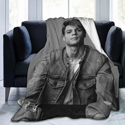 Image of LOUJIN Blanket Jace Actor Norman Super Soft Flannel Fleece Lightweight Throw Blankets Air Conditioning Couch Sofa Bedroom For Kids Adults 125CM X 100CM