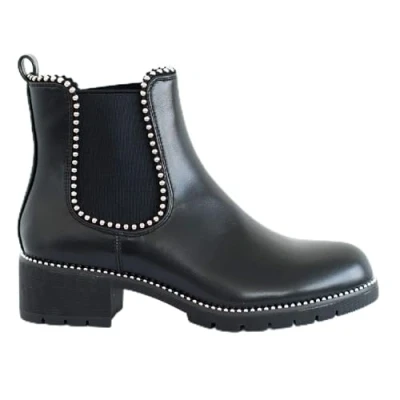 Image of sole london WOMENS ANKLE CHELSEA STUDDED PLATFORM HEEL FASHION LADIES BOOTS SHOES SZ