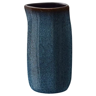 Image of Bitz Stoneware Two Tone Watering Can 0.2 L Dark Blue, Black