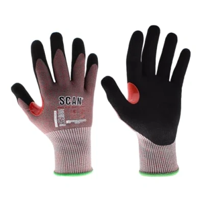Image of Scan Nitrile Palm Cut F Gloves 2XL (Size 11)
