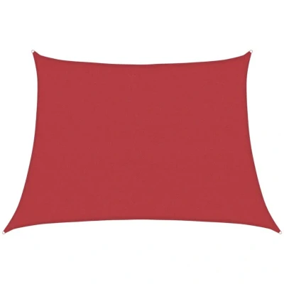 Image of vidaXL Sunshade Sail 160 g/m² Red 4/5x3 m HDPE