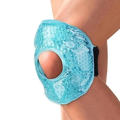 Image of Reusable Hot Cold Compress Pad Cooling Bead Gel Pack Wrist Knee Ankle Foot Hand Ice Wrap for Injury Pain Relief