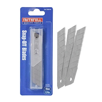 Image of Faithfull TKBS18 Snap Off Knife Blade, Grey