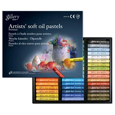 Image of Mungyo Gallery Soft Oil Pastels Set of 48 Assorted Colors