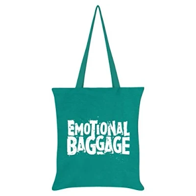 Image of Emotional Baggage Tote Bag Emerald Green 38 x 42cm