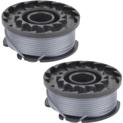 Image of SPARES2GO Spool Line Feed for Spear &amp; Jackson CLGT2425H Strimmer Trimmer (Pack of 2)