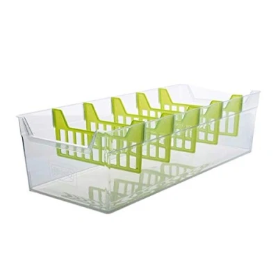 Image of BranQ kitchen organiser, plastic, green, 30.3 x 12.8 8 cm