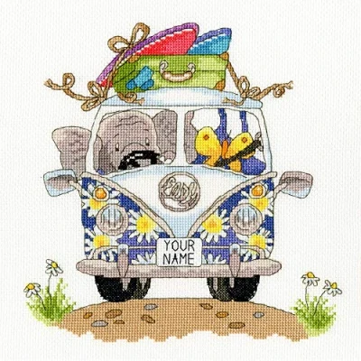 Image of Bothy Threads Cross Stitch Kit Pack Your Trunk