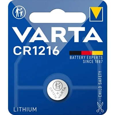 Image of VARTA Batteries Electronics CR1216 Professional Lithium coin Battery 1 pack, in original blister pack of