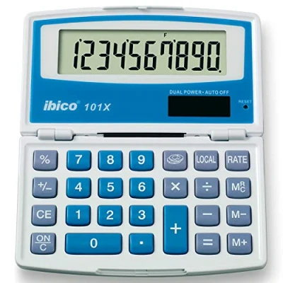 Image of Ibico 101X Folding Solar Pocket Calculator