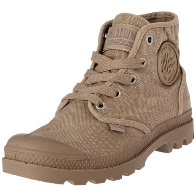 Image of Palladium Women&#039;s Pampa Hi Sneaker, Beige, 7 UK