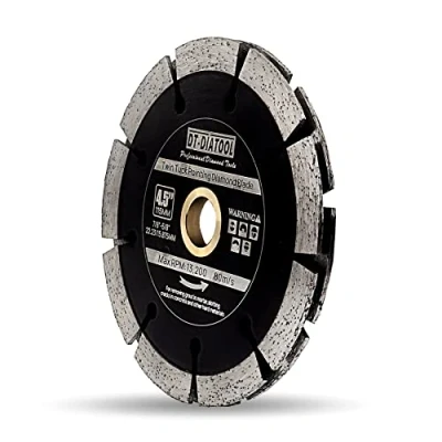 Image of DT DIATOOL Twin Tuck Point Blade 115mm Mortar Raking Dual Diamond 22.23 16mm Arbor for Removal,Grout Concrete Asphalt Surfaces Repair,Masonry Brick Stone Cutting