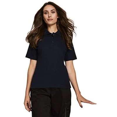 Image of Simon Jersey Uneek Womens Polo Shirt XXL Navy