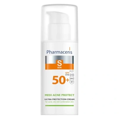 Image of Pharmaceris S Medi Acne Protect Protection Cream SPF50+ 50ml