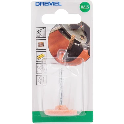 Image of Dremel 8215 Aluminium Oxide Grinding Stone, Cylindrical Stone for and Sharpening Metals (25,4 mm)