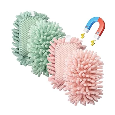 Image of Mr. Pen Microfiber Shag Whiteboard Eraser, 4 Pack, Washable Dry Erase White Board Erasers Erase, Eraser