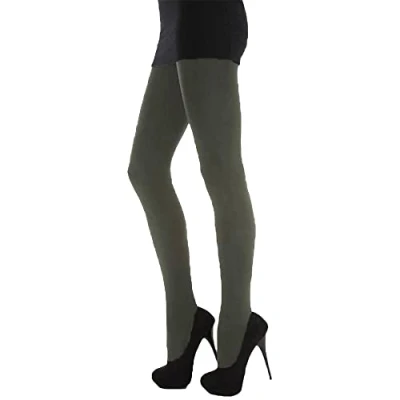 Image of Silky Ladies&#039; Warm Cosy Thermal Winter Tights, 200 Denier. Grey. Medium